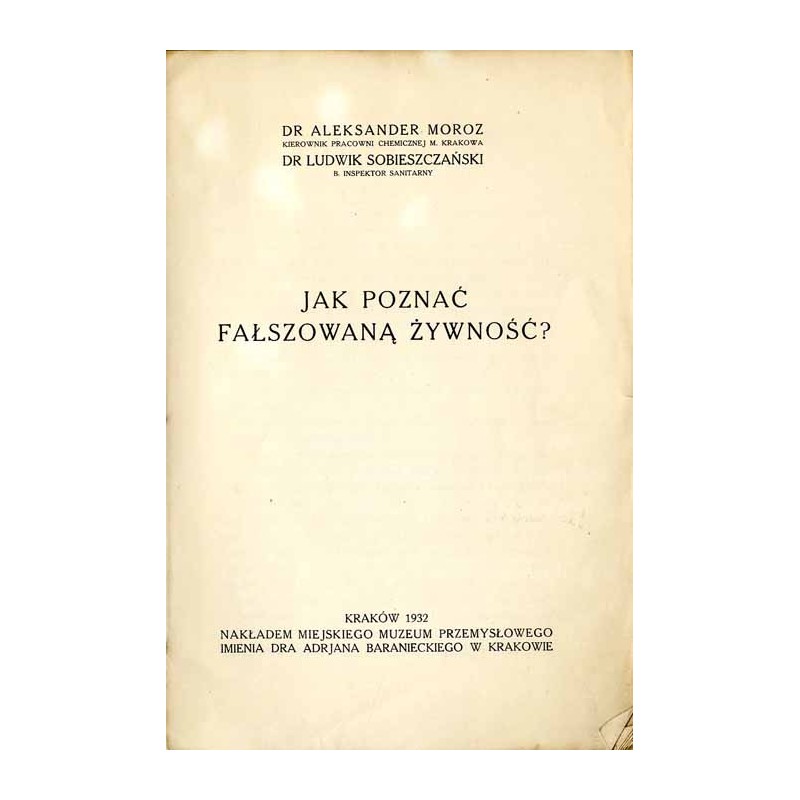 Jak poznać fałszowaną żywność