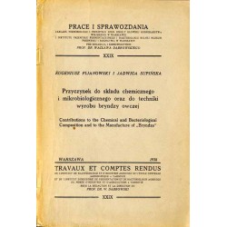 Przyczynek do składu chemicznego i mikrobiologicznego oraz do techniki wyrobu bryndzy owczej  Contributions to the chemical and