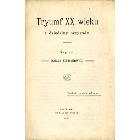 Tryumf XX wieku z dziedziny przyrody