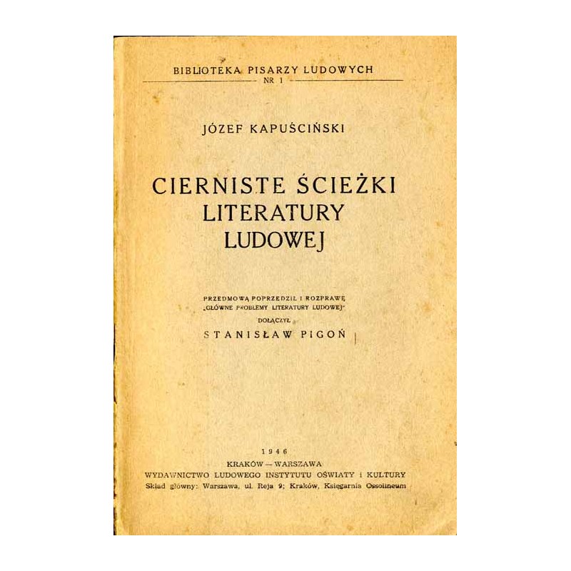 Cierniste ścieżki literatury ludowej