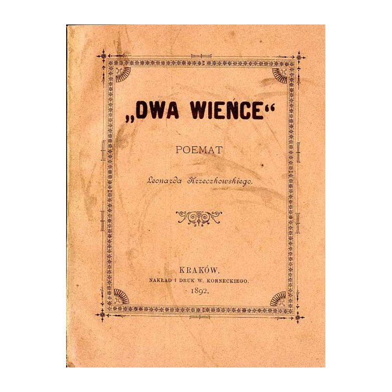 "Dwa wieńce". Poemat