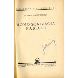 Homogenizacja nabiału