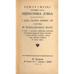 Jobsiada. Epos komiczne doktora Karola Arnolda Kortuma. [Cz. 1], Żywot i myśli postępki i fata Hijeronima Jobsa kandydata i jaką
