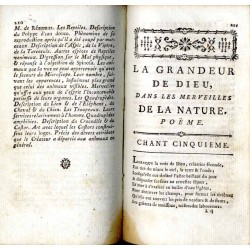La grandeur de Dieu dans les merveilles de la nature. Poëme Cinquième édition revue et considérablement augmentée