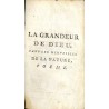 La grandeur de Dieu dans les merveilles de la nature. Poëme Cinquième édition revue et considérablement augmentée