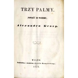 Trzy palmy (powieść ze Wschodu)