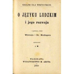 O języku ludzkim i jego rozwoju