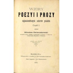 Wzory poezji i prozy najznakomitszych autorów polskich. Cz. 1 Dodatek do książki pod napisem: Wzory poezji i prozy najznakomits