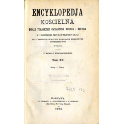 Encyklopedja kościelna. Podług teologicznej encyklopedji Wetzera i Weltego, z licznemi jej dopełnieniami. T. 15: Monety. - Nazar