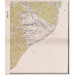 Powiat Bielsko-Biała. Województwo katowickie. Skala 1:25 000 (mapa w 4 arkuszach 1965)