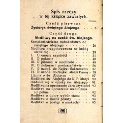 Święty Alojzy, Kwiat czystości. Życiorys świętego Alojzego oraz różne modlitwy na cześć tego Świętego / unikat