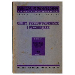 Chiny przedwczorajsze i wczorajsze