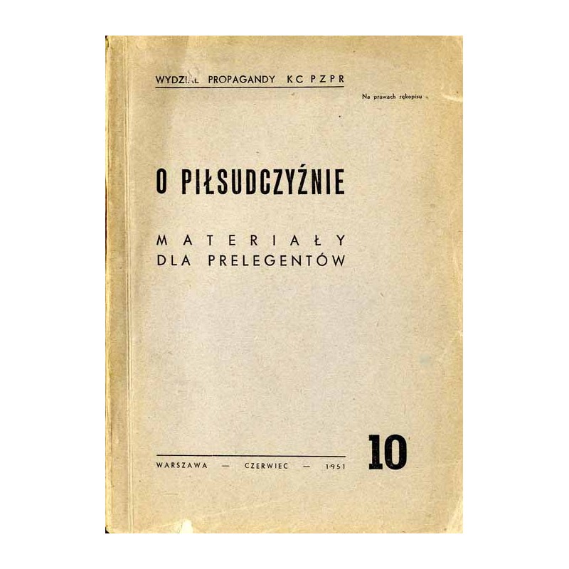 O piłsudczyźnie