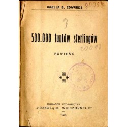 500.000 funtów sterlingów. Powieść