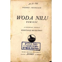 Woda Nilu. Powieść