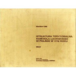 Struktura terytorialna Kościoła łacińskiego w Polsce w 1772 roku