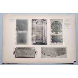 Bilderwerk schlesischer Kunstdenkmäler. Mappe III: Innere Ausstattung. Metall. Tafel 201: Breslau [Wrocław]. 1-2: Elisabethkirch