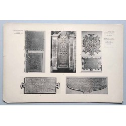 Bilderwerk schlesischer Kunstdenkmäler. Mappe III: Innere Ausstattung. Metall. Tafel 201: Breslau [Wrocław]. 1-2: Elisabethkirch