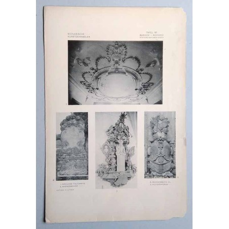 Bilderwerk schlesischer Kunstdenkmäler. Mappe III: Fortsetzung des Barockstils und seine Ausläufer. Rococo. Tafel 161.1: Tauchri