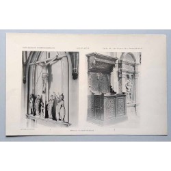 Bilderwerk schlesischer Kunstdenkmäler. Mappe I: Mittelalter. Renaissance. Holzplastik. Tafel 65: Breslau [Wrocław]. Elisabethki
