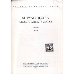 Słownik języka Adama Mickiewicza. T. 8: S - Ś