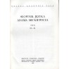 Słownik języka Adama Mickiewicza. T. 3: H - K