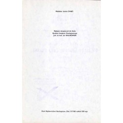 Objaśnienia do mapy geologicznej Polski 1:200.000. Arkusz Kraków