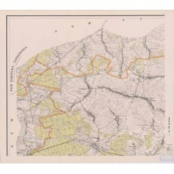 Powiat Dębica. Województwo rzeszowskie. Skala 1:25 000 (mapa w 4 arkuszach 1961)