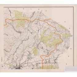 Powiat Dębica. Województwo rzeszowskie. Skala 1:25 000 (mapa w 4 arkuszach 1961)