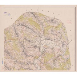 Powiat Brzozów. Województwo rzeszowskie. Skala 1:25 000 (mapa w 4 arkuszach 1966)