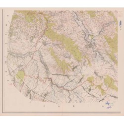 Powiat Brzozów. Województwo rzeszowskie. Skala 1:25 000 (mapa w 4 arkuszach 1966)