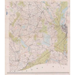 Powiat Iława. Województwo olsztyńskie. Skala 1:25 000 (mapa w 6 arkuszach 1965)
