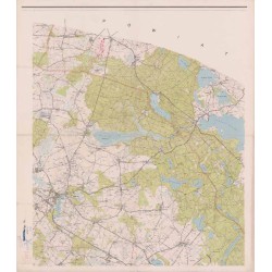 Powiat Iława. Województwo olsztyńskie. Skala 1:25 000 (mapa w 6 arkuszach 1965)