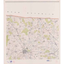 Powiat Bartoszyce. Województwo olsztyńskie. Skala 1:25 000 (mapa w 8 arkuszach 1964)
