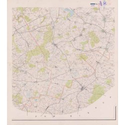 Powiat Bartoszyce. Województwo olsztyńskie. Skala 1:25 000 (mapa w 8 arkuszach 1964)