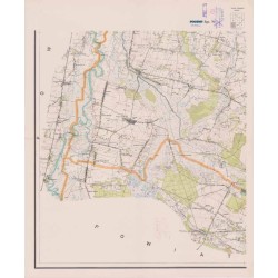 Powiat Poddębice. Województwo łódzkie. Skala 1:25 000 (mapa w 9 arkuszach 1961)