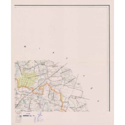 Powiat Poddębice. Województwo łódzkie. Skala 1:25 000 (mapa w 9 arkuszach 1961)