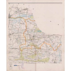 Powiat Poddębice. Województwo łódzkie. Skala 1:25 000 (mapa w 9 arkuszach 1961)