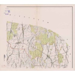 Powiat Wieluń. Województwo łódzkie. Skala 1:25 000 (mapa w 9 arkuszach 1963)