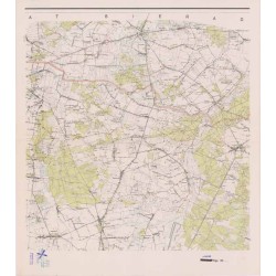 Powiat Wieluń. Województwo łódzkie. Skala 1:25 000 (mapa w 9 arkuszach 1963)