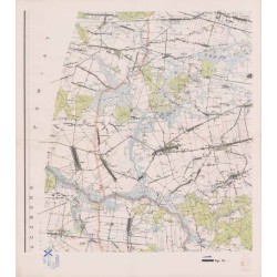 Powiat Wieluń. Województwo łódzkie. Skala 1:25 000 (mapa w 9 arkuszach 1963)