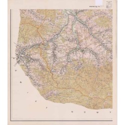 Powiat Limanowa. Województwo krakowskie. Skala 1:25 000 (mapa w 6 arkuszach 1961)