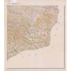 Powiat Limanowa. Województwo krakowskie. Skala 1:25 000 (mapa w 6 arkuszach 1961)
