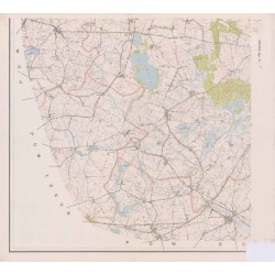 Powiat Wąbrzeźno. Województwo bydgoskie. Skala 1:25 000 (mapa w 4 arkuszach 1965)