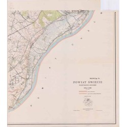 Powiat Świecie. Województwo bydgoskie. Skala 1:25 000 (mapa w 8 arkuszach 1964)