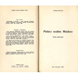Polacy wobec Moskwy. Wybór publicystyki