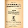 C. Regenhardt's Geschäftskalender für den Weltverkehr. Das Handbuch für direkte Auskunft und Inkasso. 60. Jahrgang (1935)