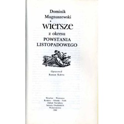 Wiersze z okresu powstania listopadowego