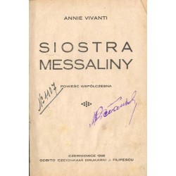 Siostra Messaliny. Powieść współczesna