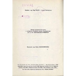 Objaśnienia do szczegółowej mapy geologicznej Polski. Arkusz Rydułtowy (M 34 - 61 D) 1:50.000